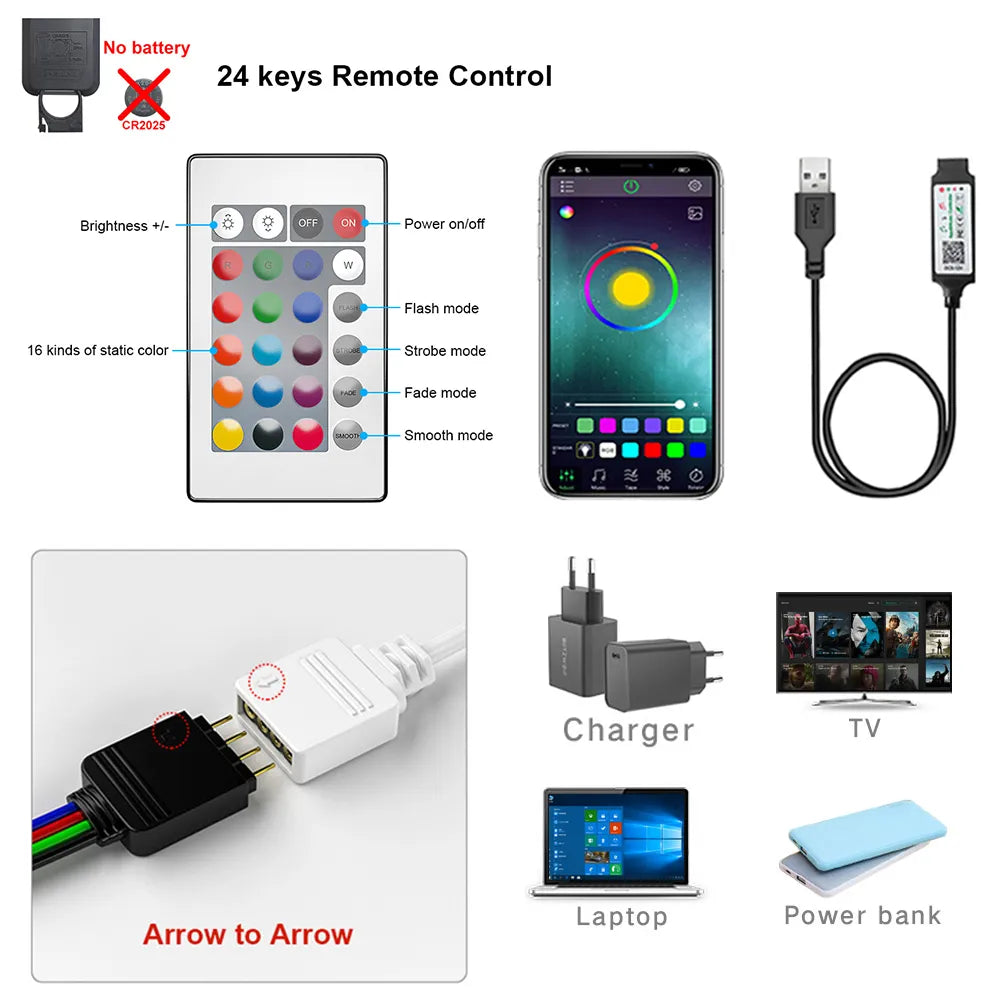 Tape Bluetooth USB LED Strip Light - Supersell