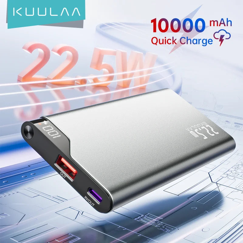 10000mAh Portable 22.5W Charger Power Bank