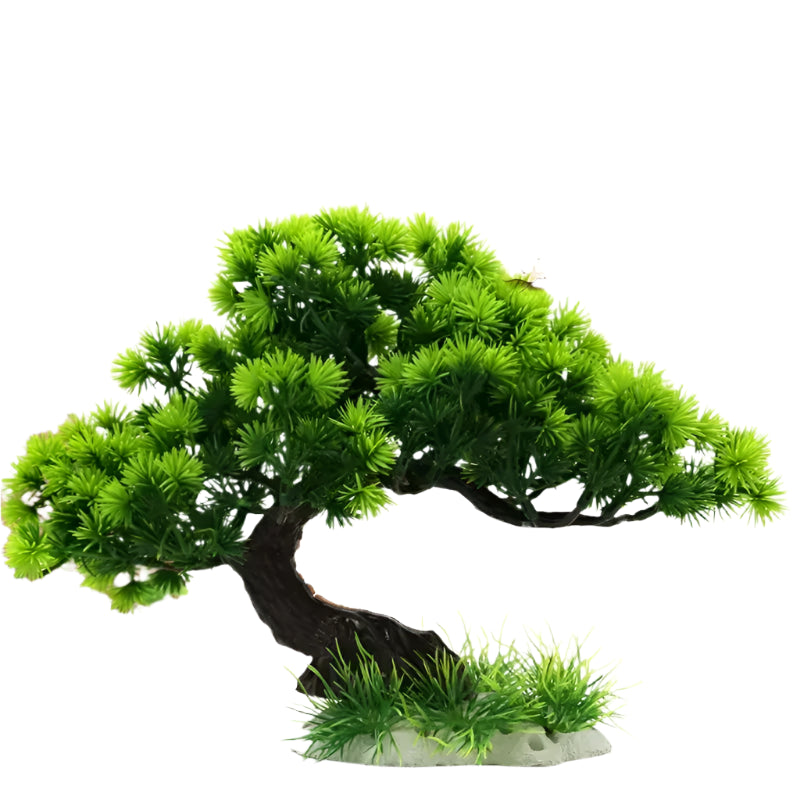 Aquarium Ornaments Simulation Plants Fish Tank Landscaping Decorations Plastic Water Plants Flowers Trees Rocks Accessories - Supersell