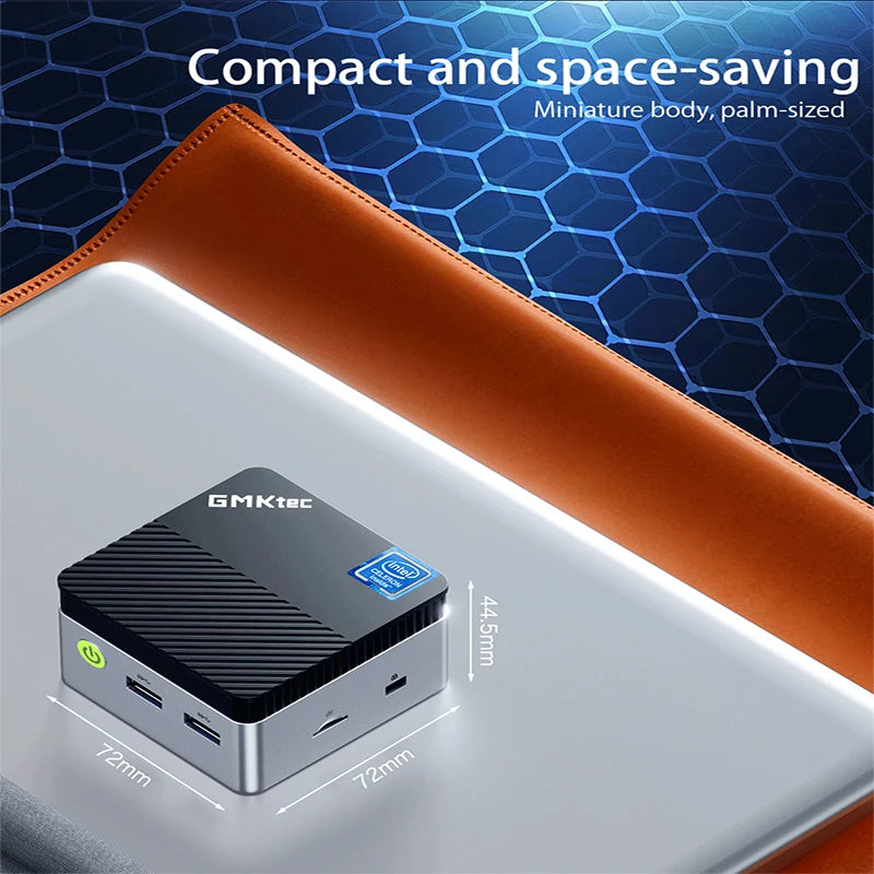 GMKtec Mini PC GMK G5 NUCBOX Intel N97 system Window 11Pro DDR5 4800MHz WIFI 5 BT 5.0 GMKtec Mini Pc - Supersell