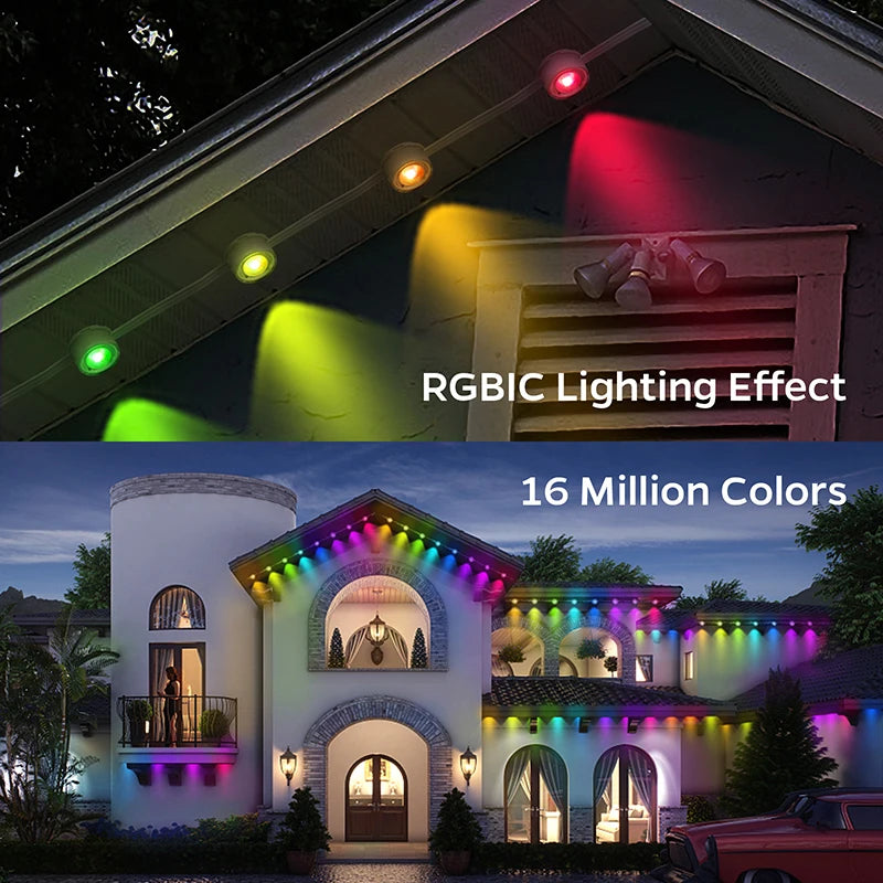Permanent Outdoor LED Lights Waterproof Alternative for Eufy Lights - Supersell