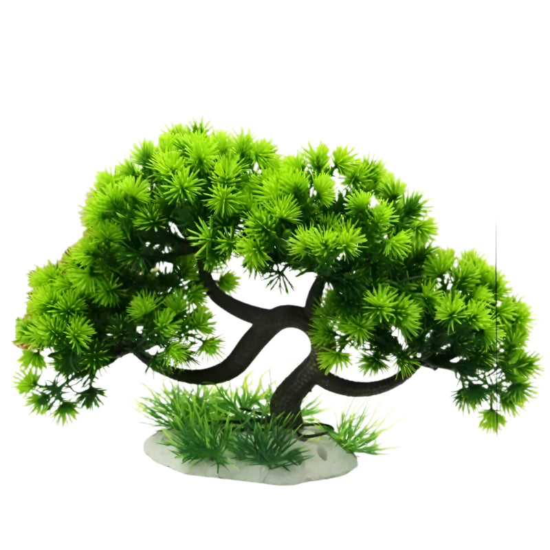 Aquarium Ornaments Simulation Plants Fish Tank Landscaping Decorations Plastic Water Plants Flowers Trees Rocks Accessories - Supersell