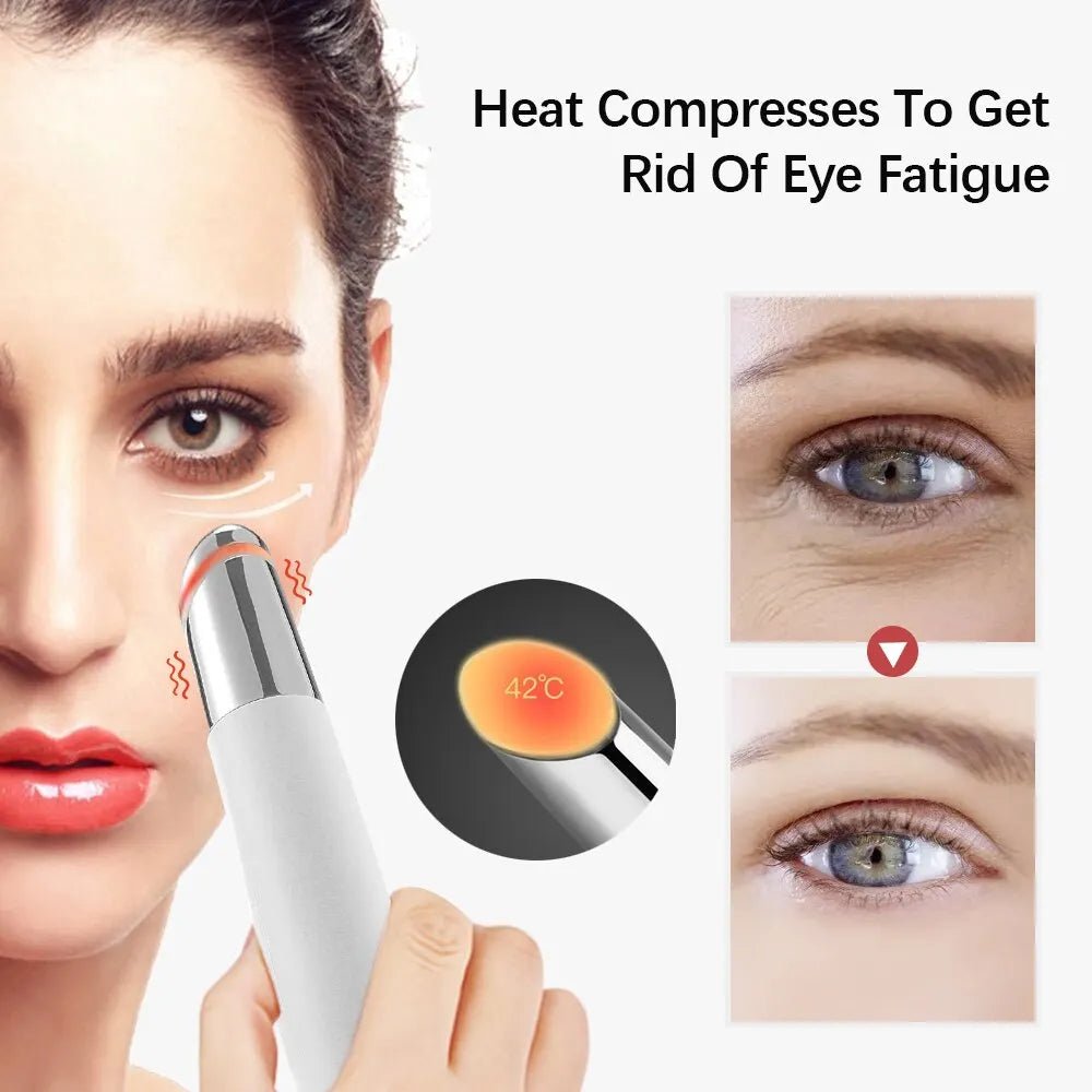 Eye Massager – Heated Vibration Therapy for Dark Circles & Puffiness - Supersell