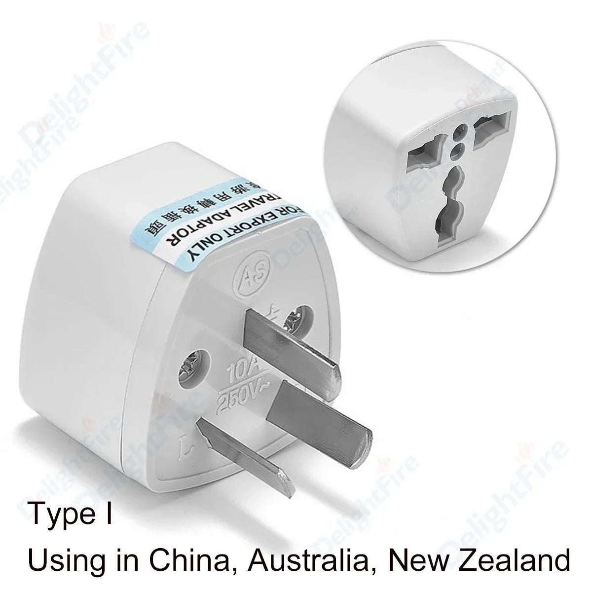 Multiplug AU / NZ Plug Adapter for EU/US/UK Power Cord - Supersell