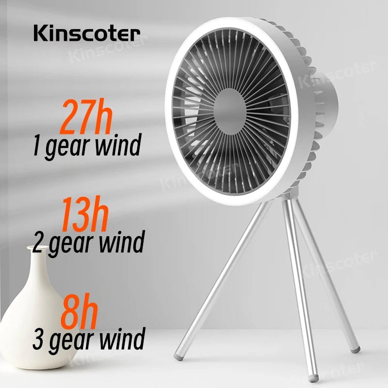 10000mAh Camping Fan Rechargeable - Supersell