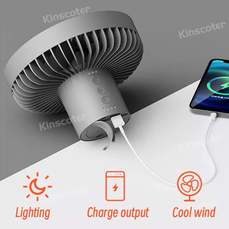 10000mAh Camping Fan Rechargeable - Supersell