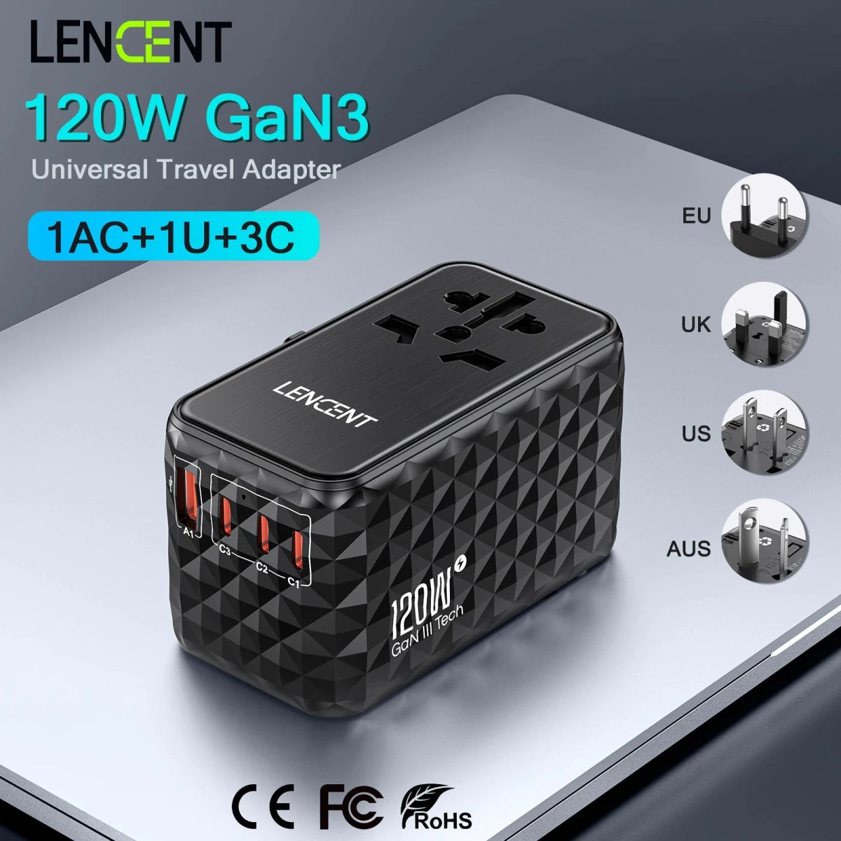 120W International Travel Adapter - Supersell
