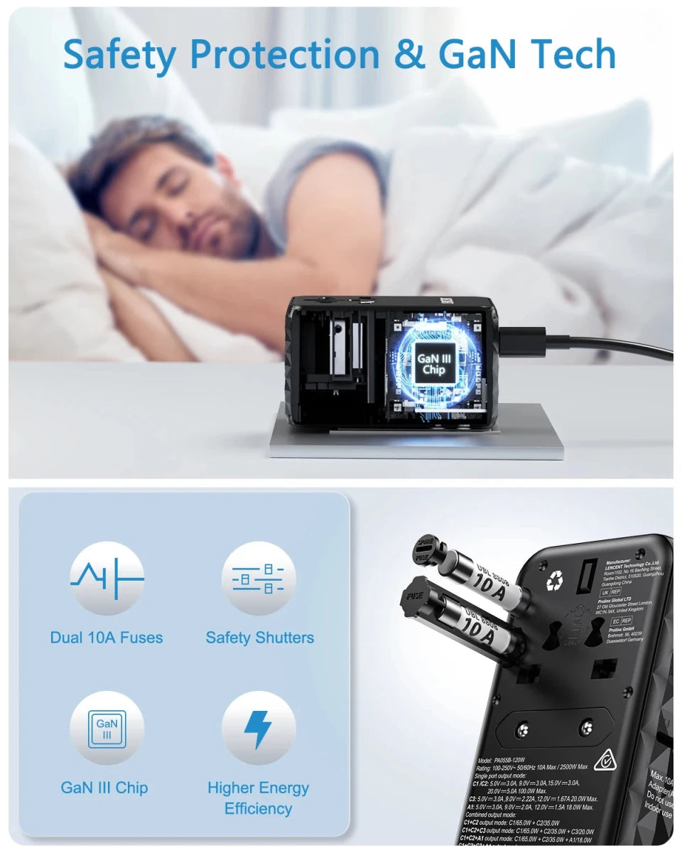 120W International Travel Adapter - Supersell