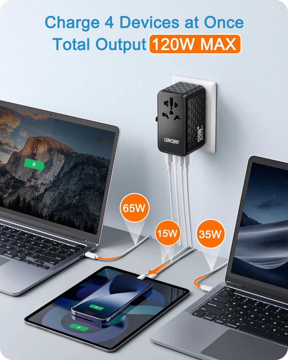 120W International Travel Adapter - Supersell