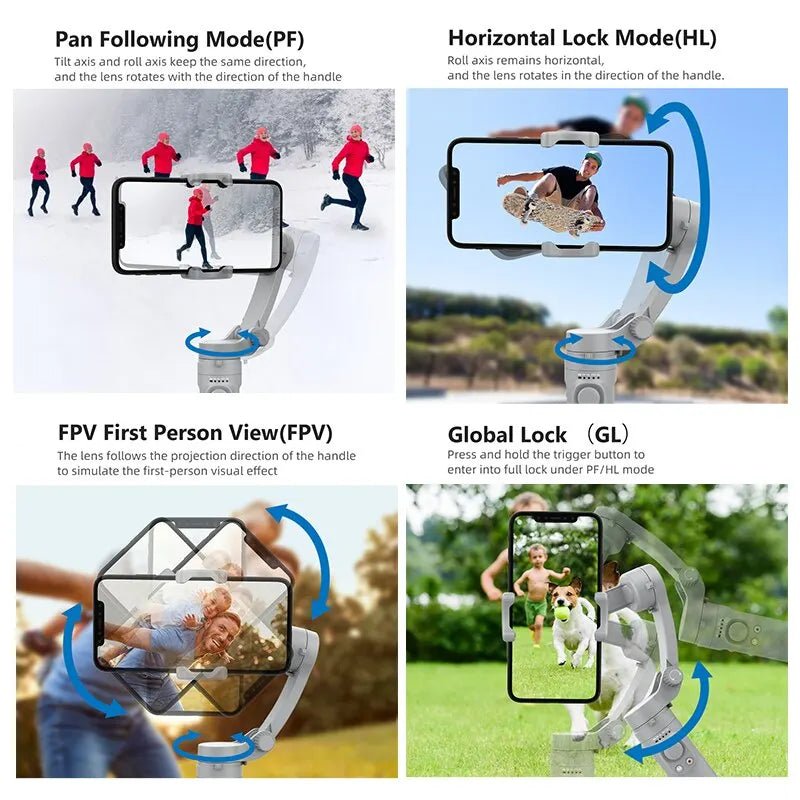 3 - Axis Gimbal Stabilizer for Smartphones - Supersell