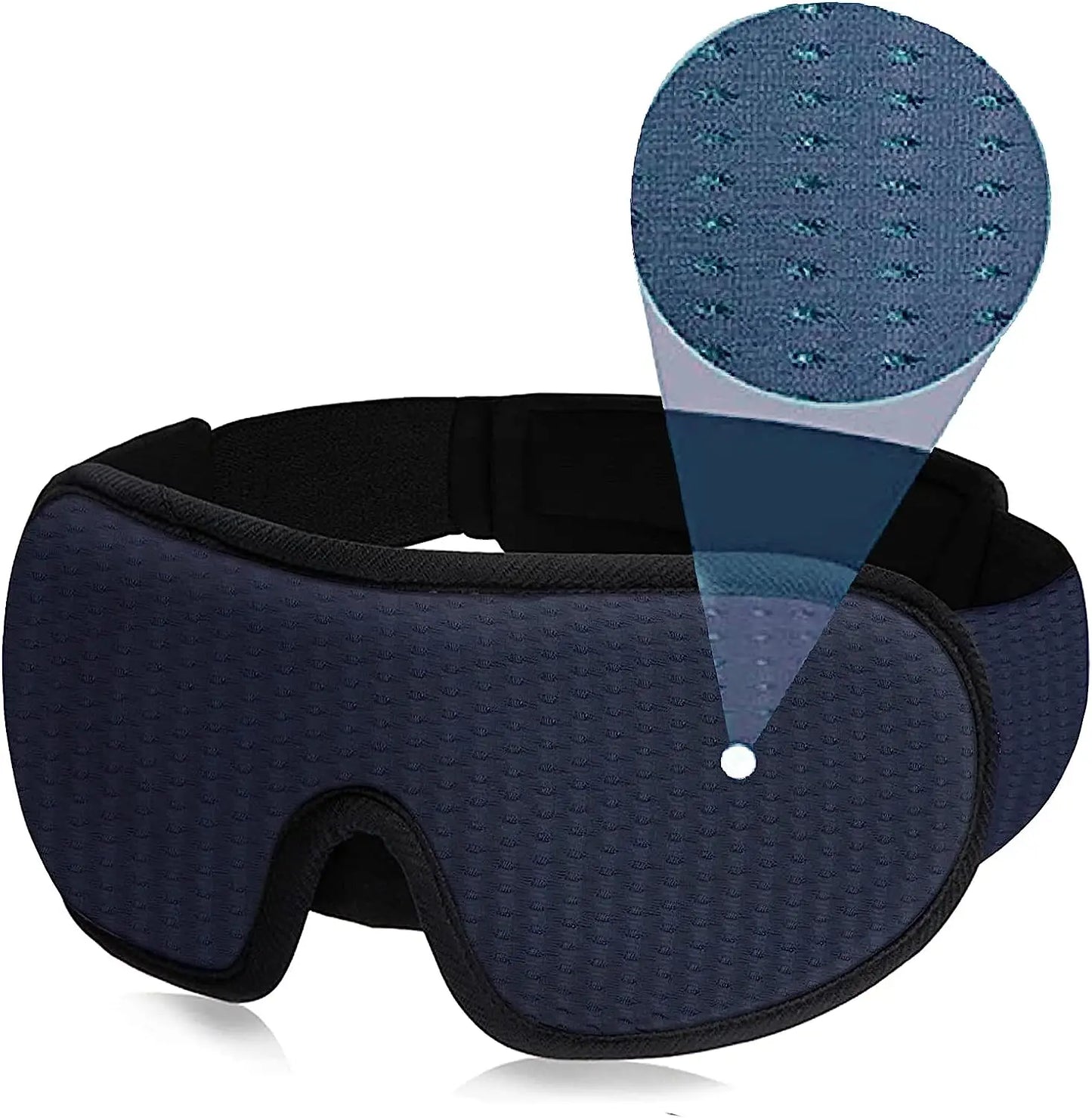 3D Mask for Sleep Eye Mask Lights Blockout Soft Pad - Supersell 