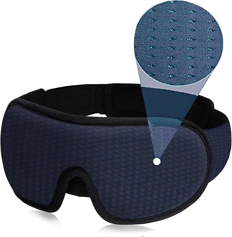3D Mask for Sleep Eye Mask Lights Blockout Soft Pad - Supersell 