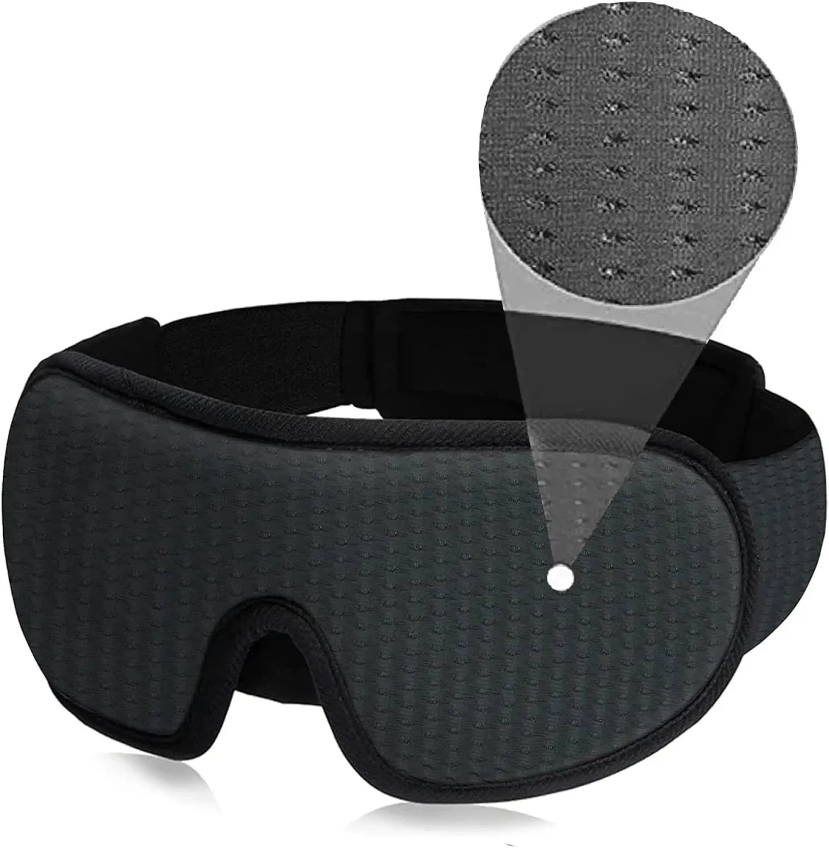 3D Mask for Sleep Eye Mask Lights Blockout Soft Pad - Supersell