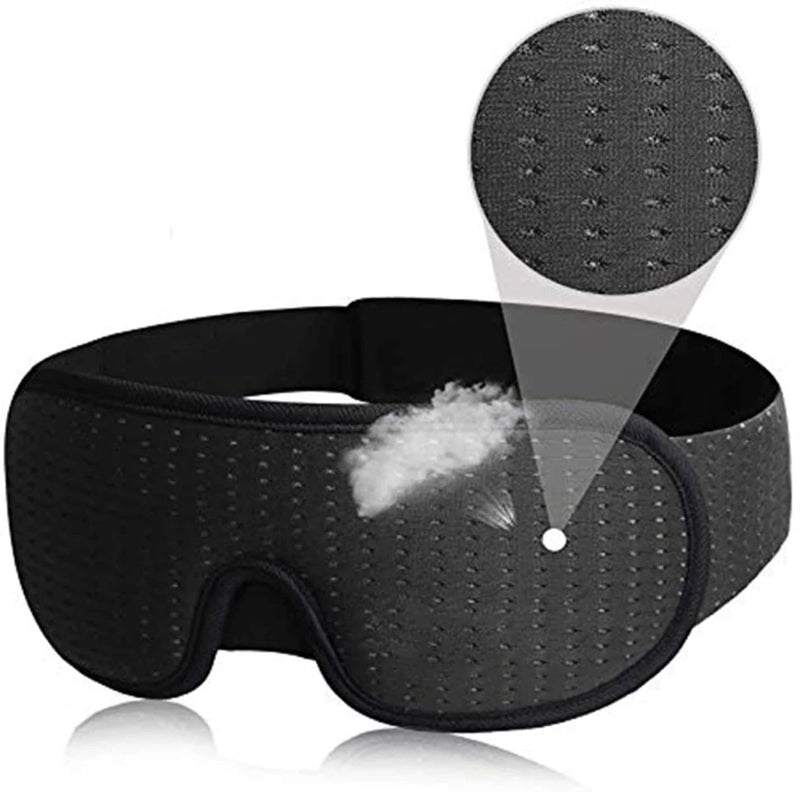 3D Mask for Sleep Eye Mask Lights Blockout Soft Pad - Supersell