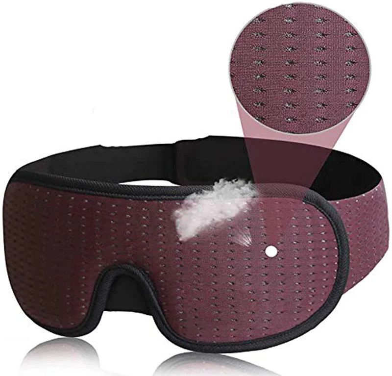 3D Mask for Sleep Eye Mask Lights Blockout Soft Pad - Supersell
