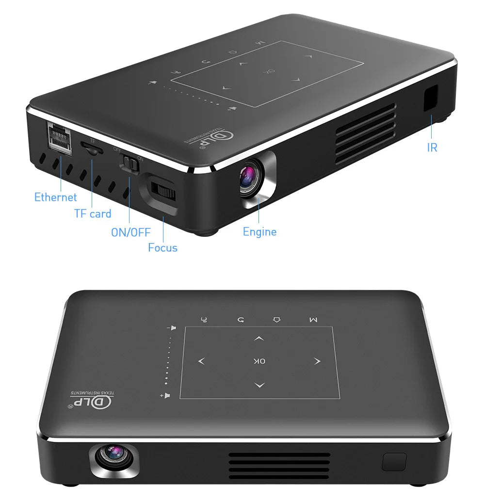 3D Portable DLP Mini Pocket Projector - Supersell