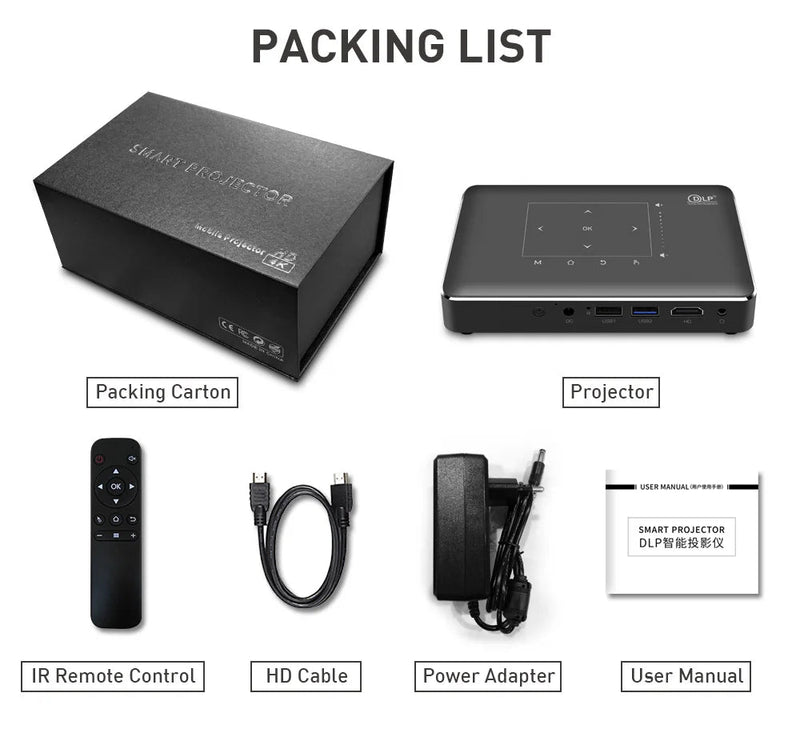 3D Portable DLP Mini Pocket Projector - Supersell