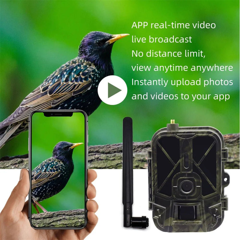 4G Cellular HD Trail Camera 36MP 4K Wireless - Supersell