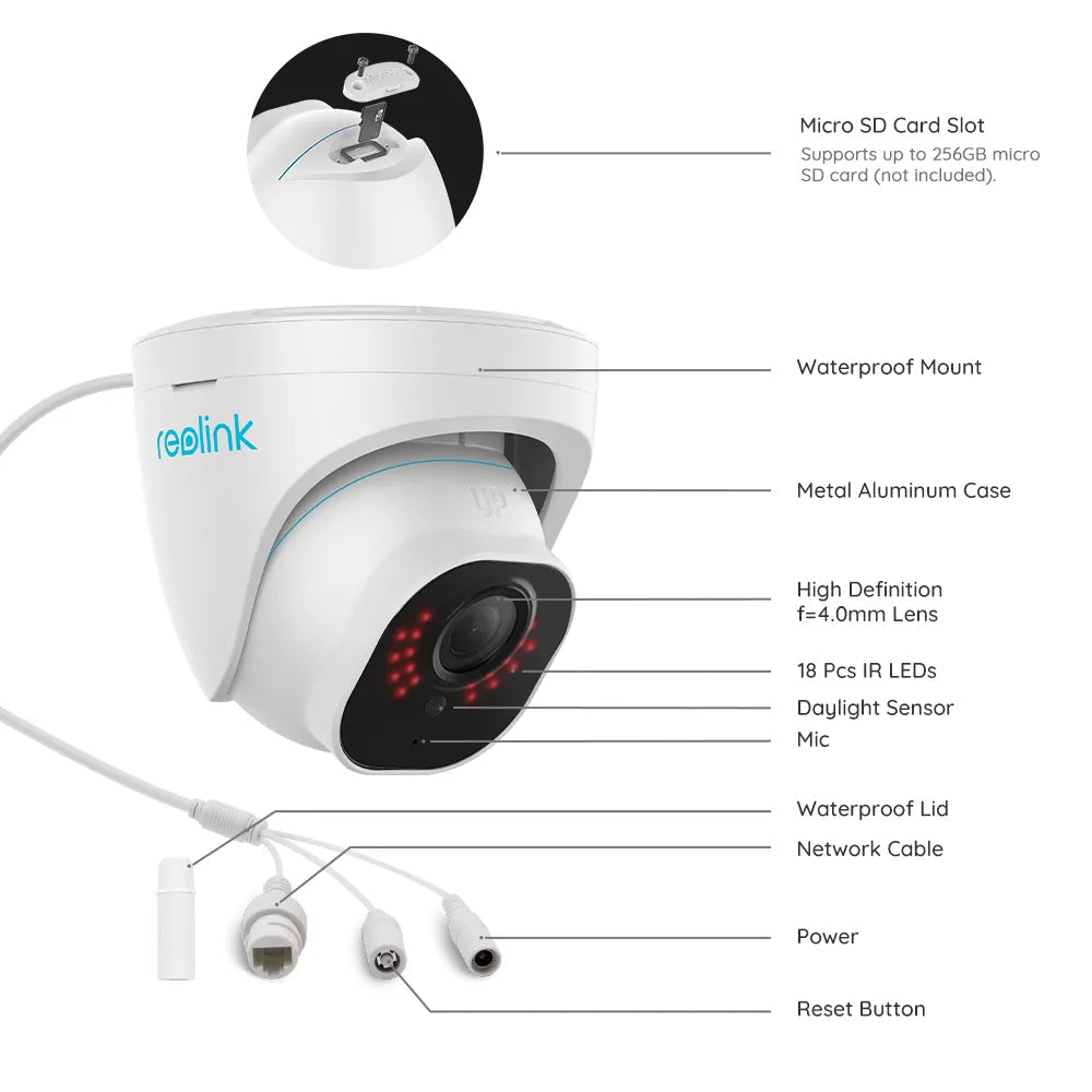 5MP Reolink RLC - 510A Security Camera RLC - 520A - Supersell