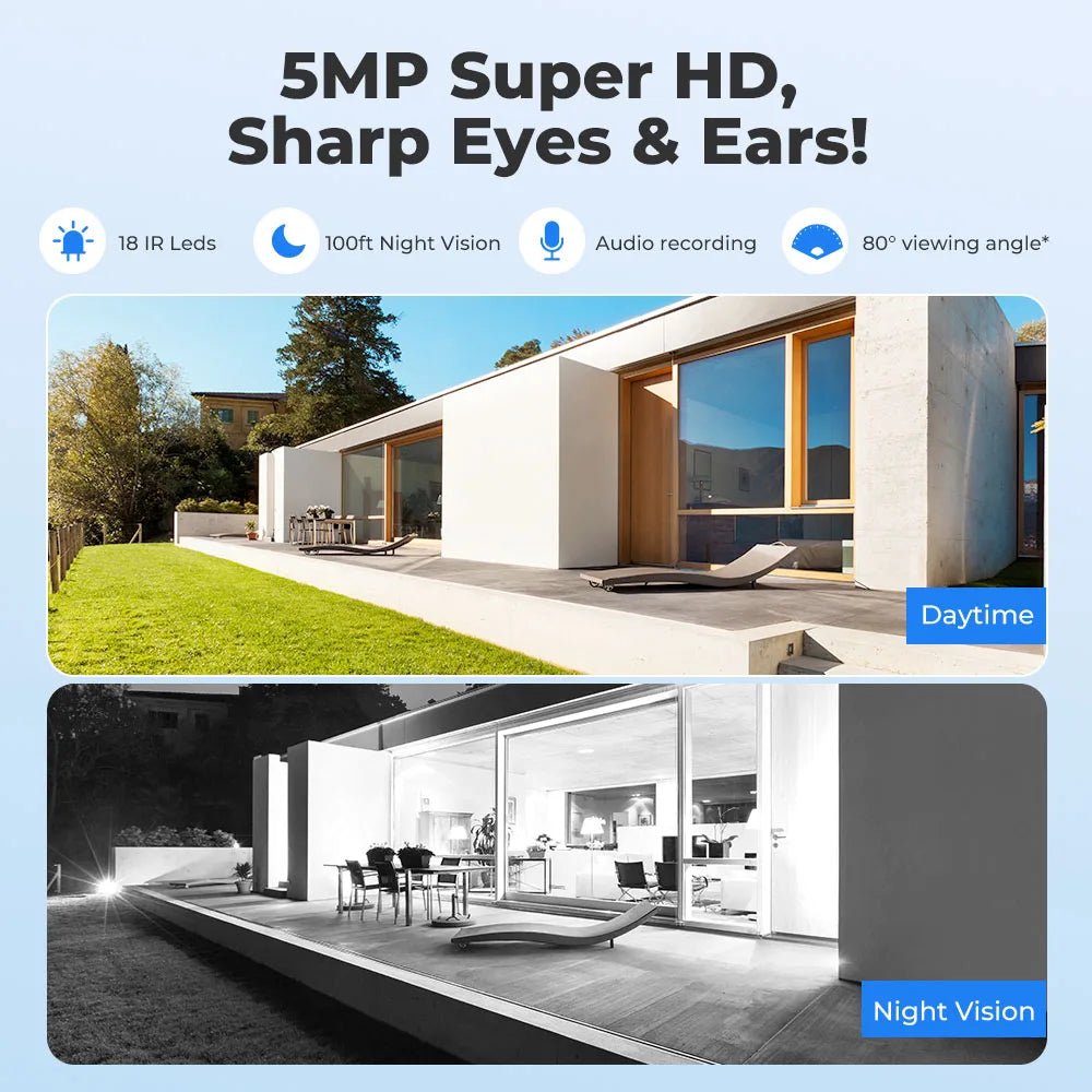5MP Reolink RLC - 510A Security Camera RLC - 520A - Supersell