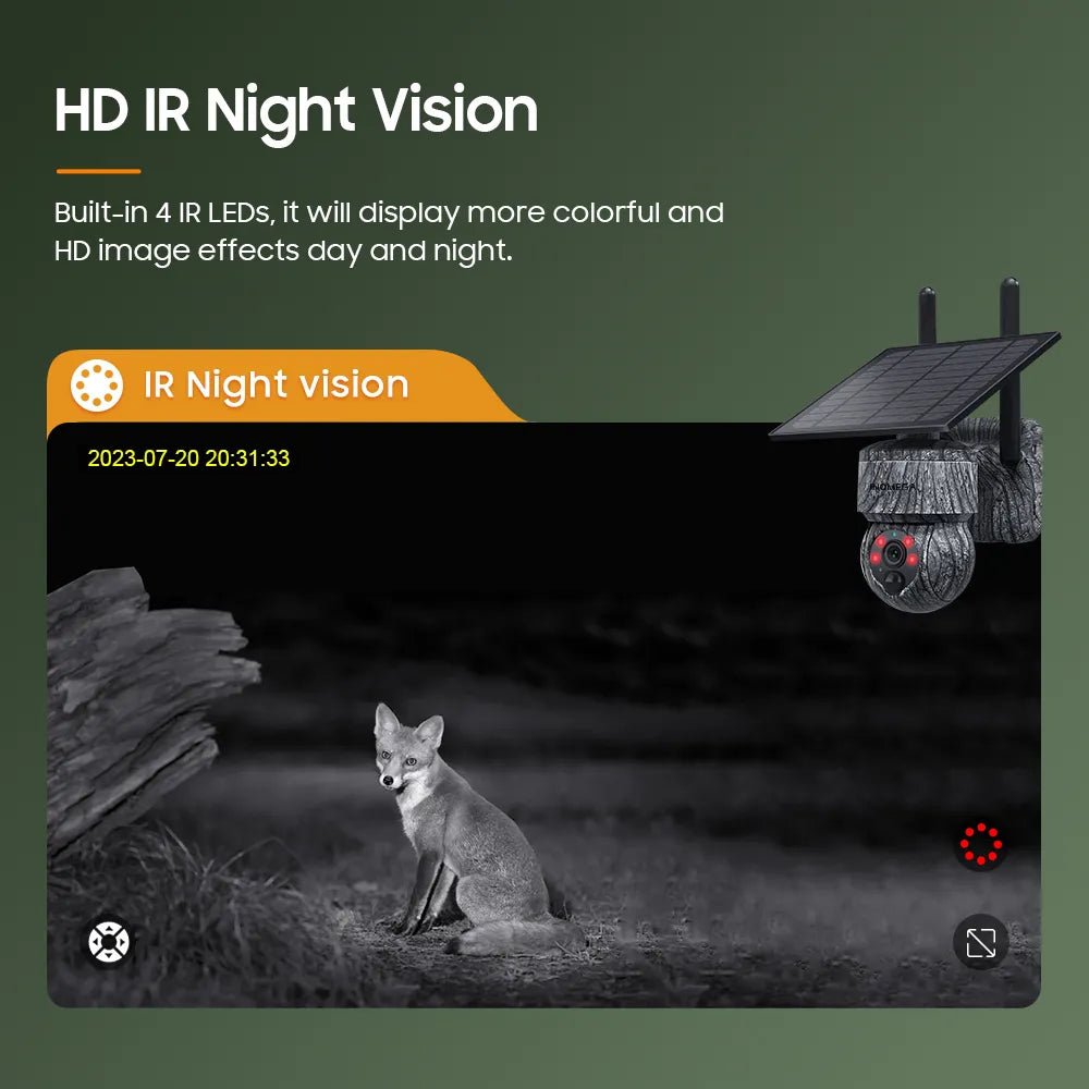 5MP Solar Security Camera 4G Wi - Fi - Supersell