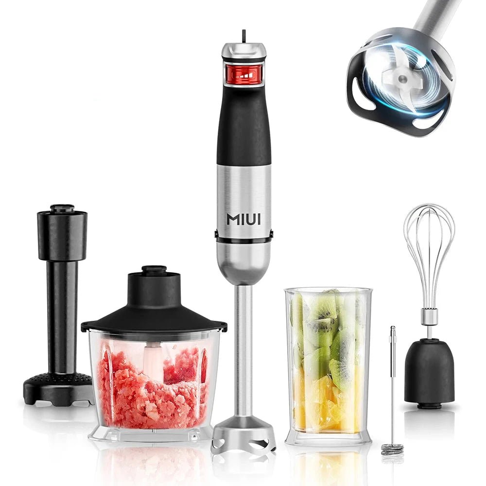 6 - in - 1 Handheld Stick Blender – 1200W Multi - Purpose Immersion - Supersell
