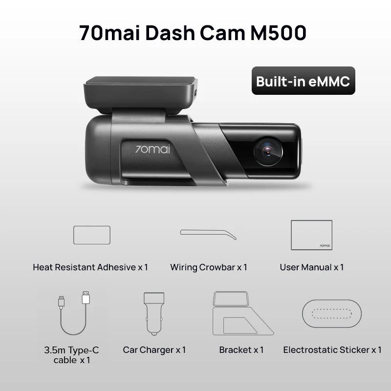 70mai Dash Cam Dash Camera M500 - Supersell