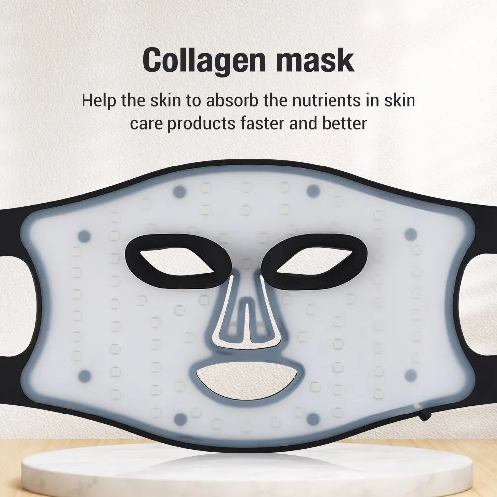 72 LED Photon Beauty Mask - USB Skin Rejuvenation, Fine Lines, Brightening & Repair - Supersell