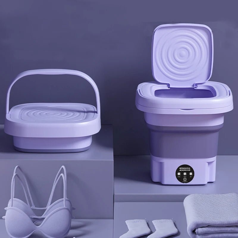 8L Portable Small Foldable Camping Washing Machine - Supersell