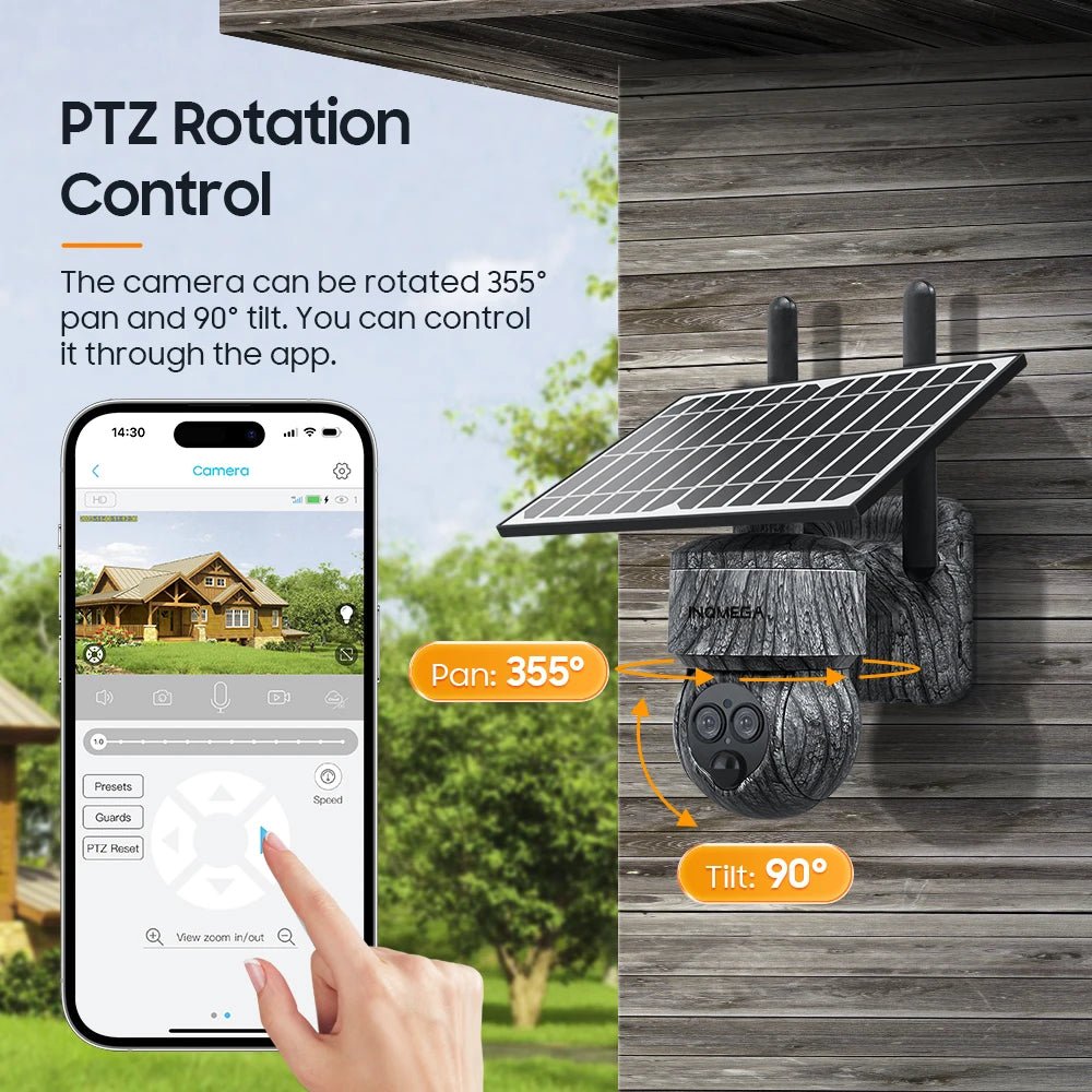 8MP 4G SIM Card / WIFI Solar Outdoor Camera - Supersell