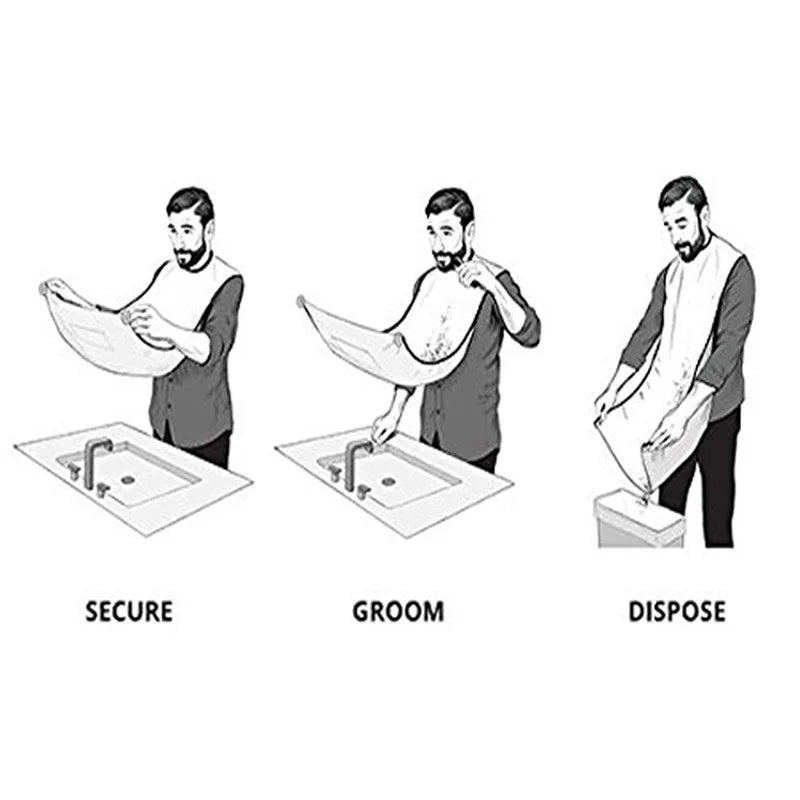 Male Shaving Apron Beard Catcher - Supersell