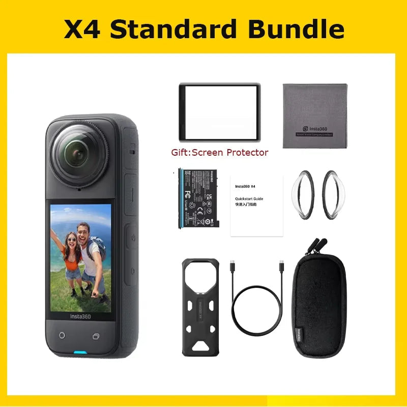 Insta360 X4 Standard Bundle 360° 8K Sport Action Camera - Supersell 