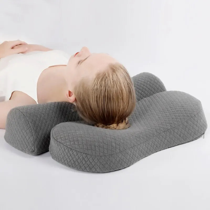 Memory Foam Contour Cervical Pillow | Ergonomic Orthopedic Sleeping Pillow - Supersell 