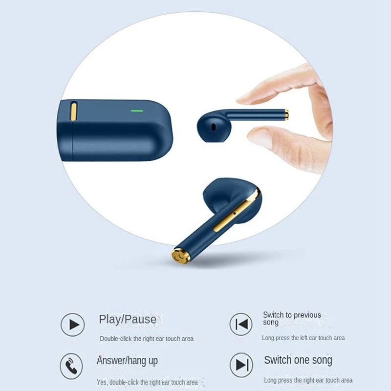 XIAOMI  Wireless Bluetooth Headphones  in Ear Stereo Sports Earphone Ture Wireless Bluetooth Headset With Mic - Supersell 