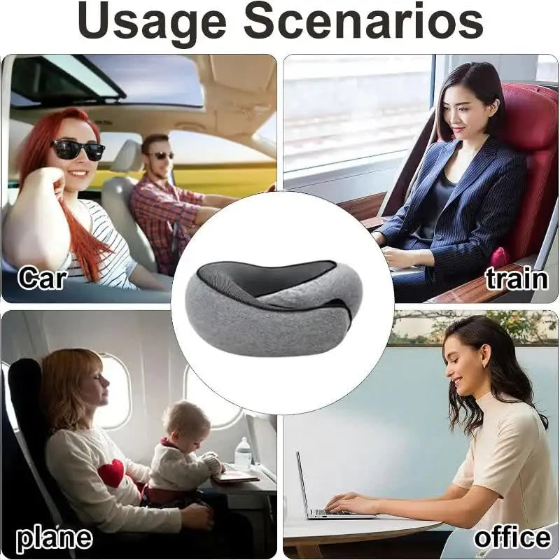 Neck Memory Foam U-shaped Pillow - Supersell 