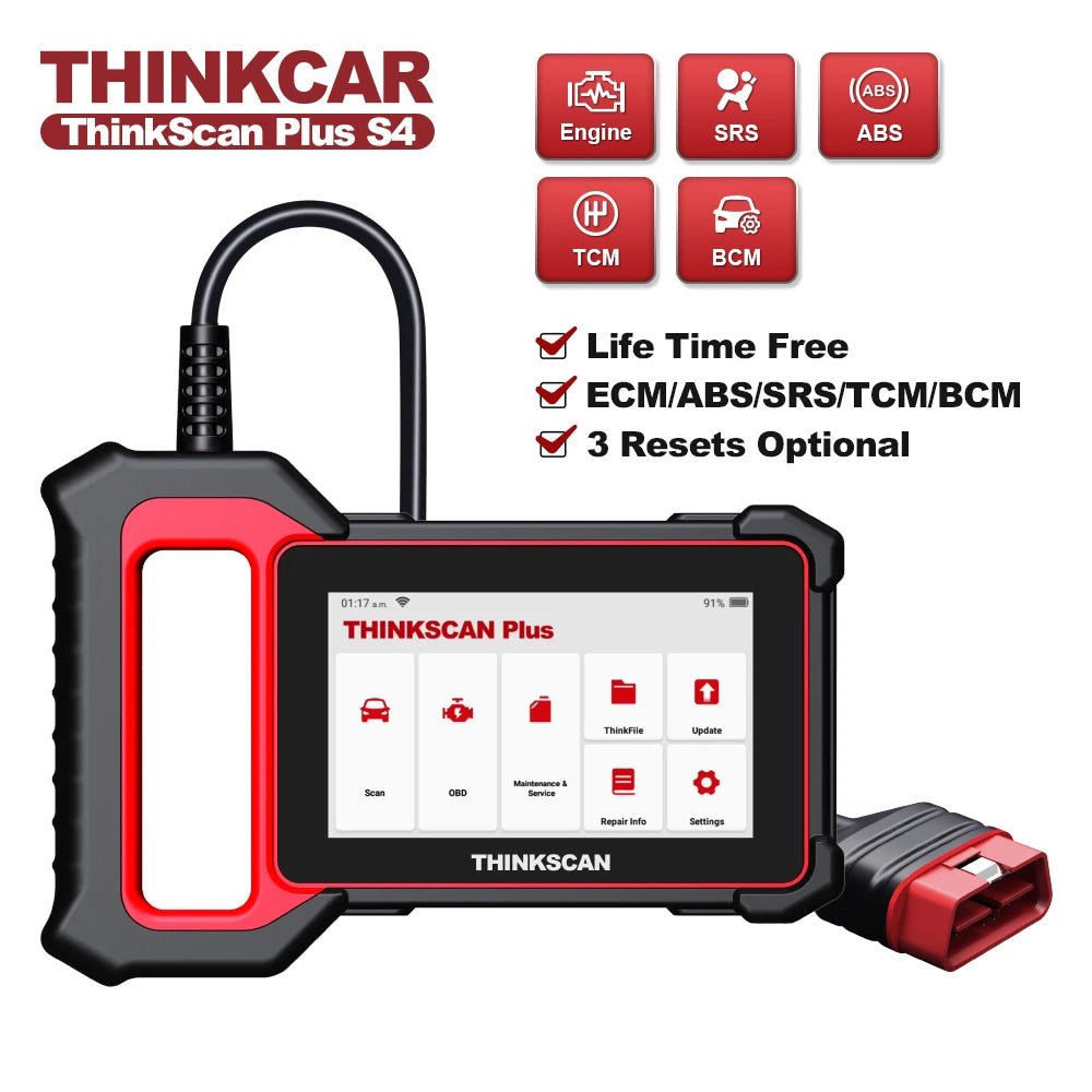 ABS SRS ECM System Car Diagnostic Tool Thinkscan Plus S4 S7 - Supersell