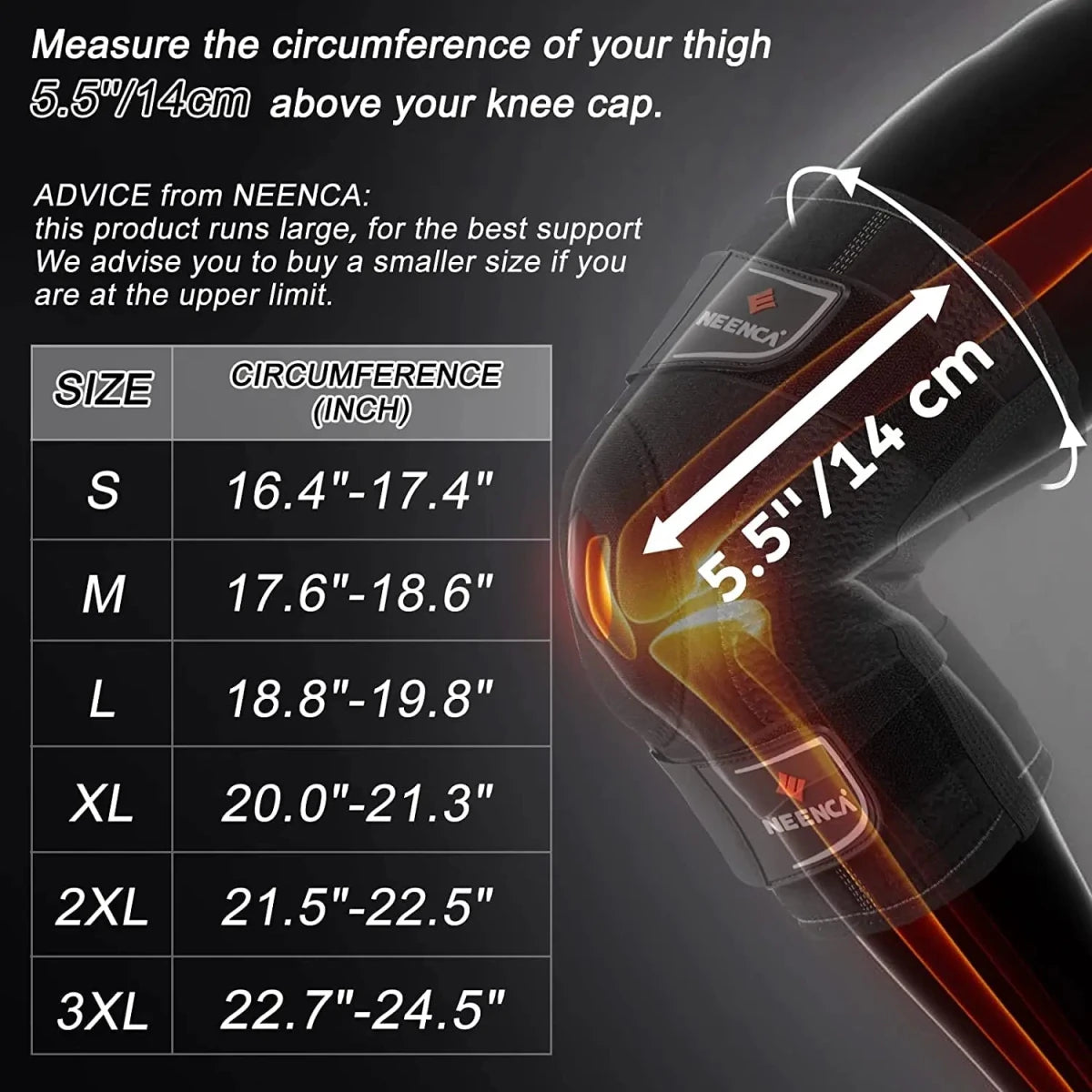 Active Knee Support Brace for Arthritis & Meniscus Relief - Supersell