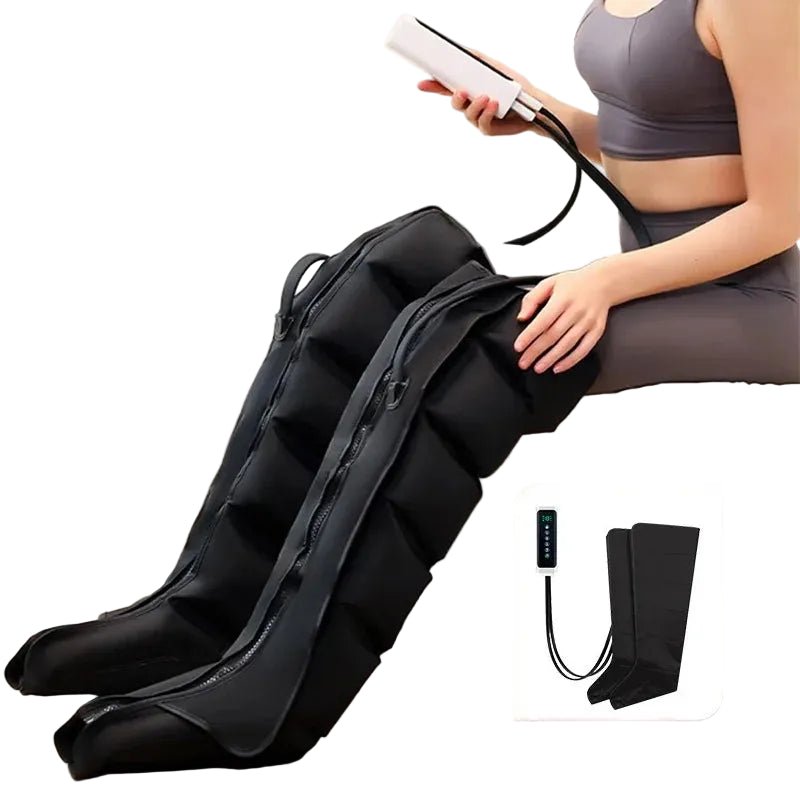 Air Wave Leg Massager with Remote Deep Thigh & Calf Relief - Supersell
