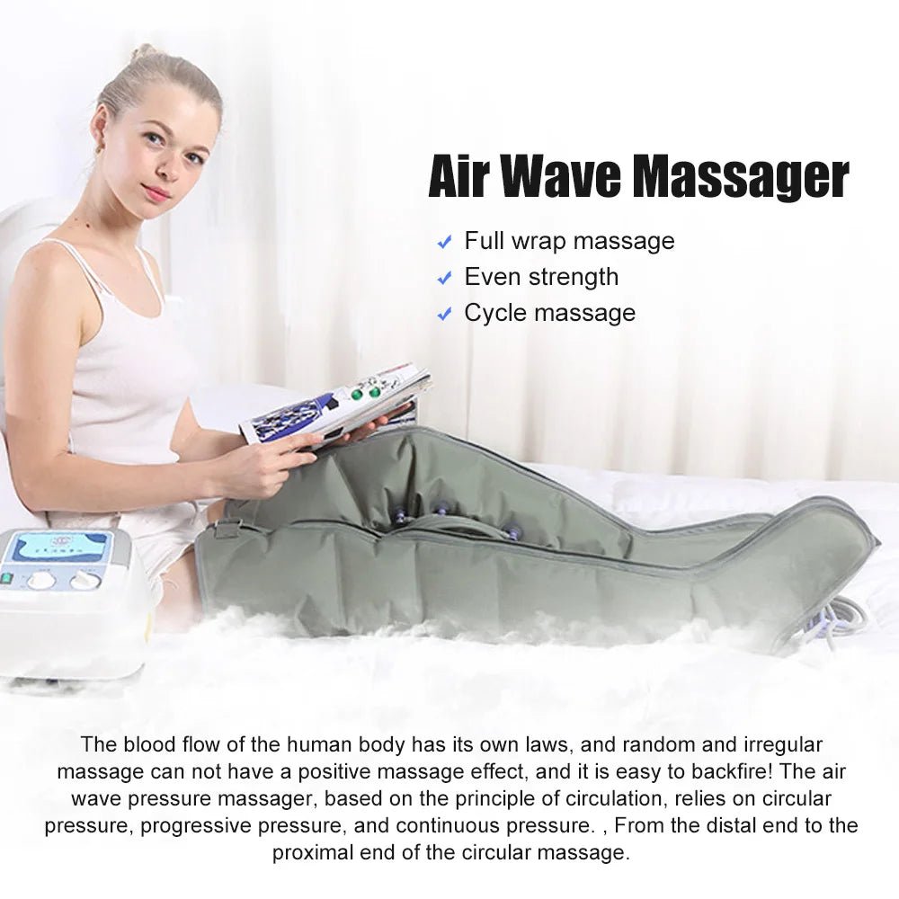 Air Wave Pressotherapy Machine - Lymphatic Drainage & Muscle Relaxer - Supersell