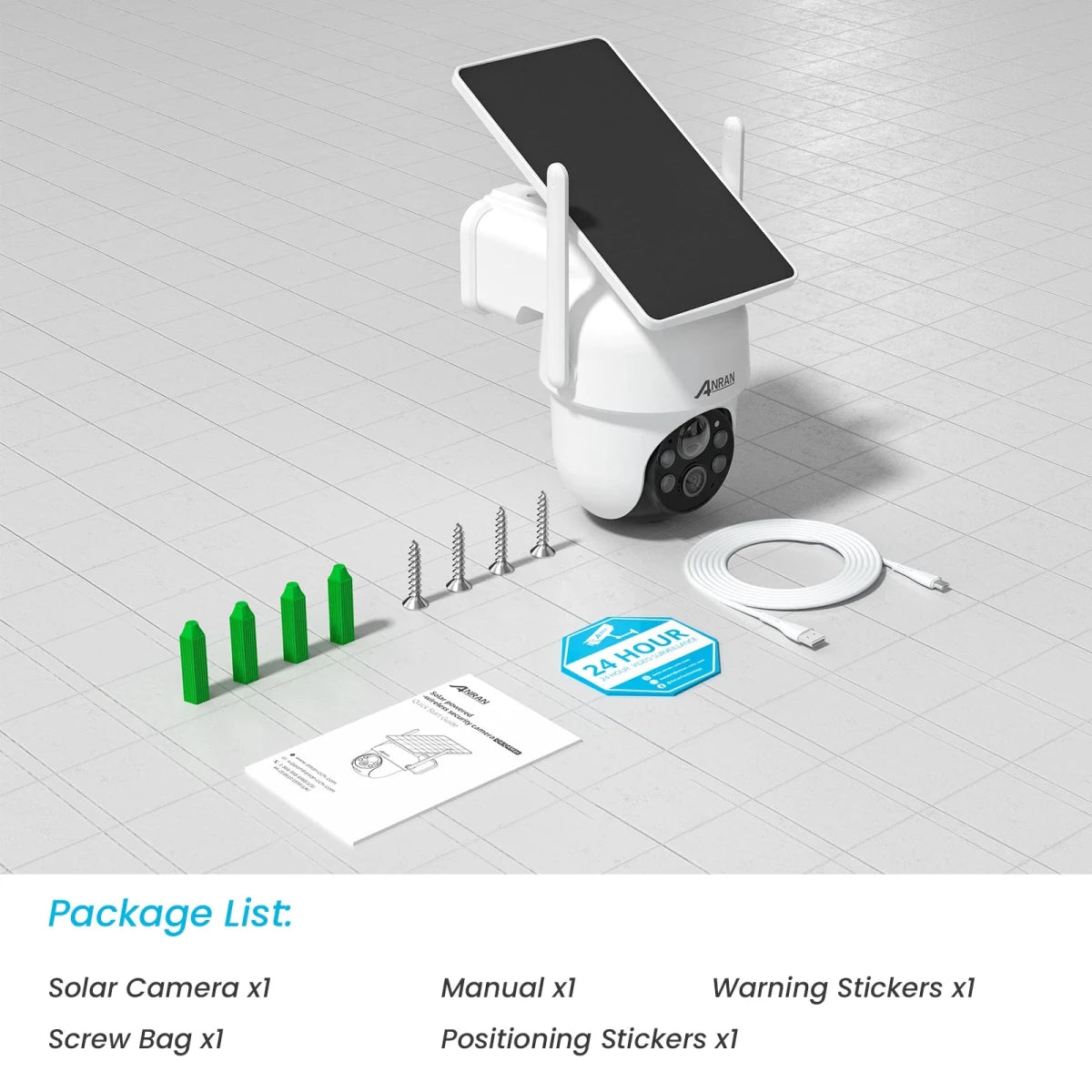 ANRAN Q4 Solar Battery Surveillance Camera - Supersell