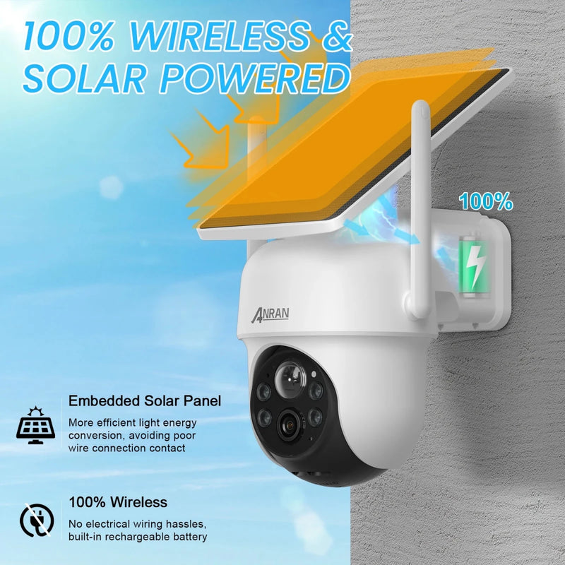 ANRAN Q4 Solar Battery Surveillance Camera - Supersell
