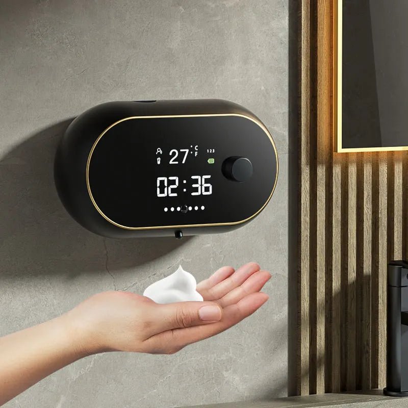 Automatic 450ml Foam Soap Dispenser with Time/Temp Display - Supersell