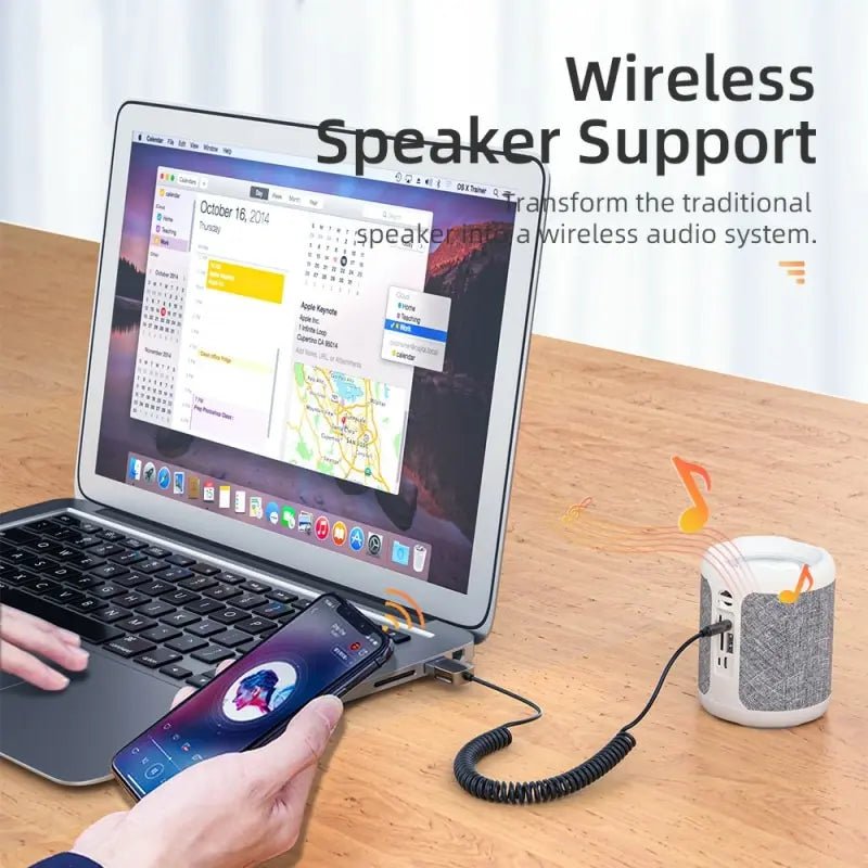 Bluetooth Audio Receiver Dongle USB To 3.5mm Jack Car Audio Aux - Supersell