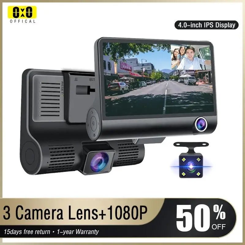 Car DVR 3 Car Dash Cam - Supersell