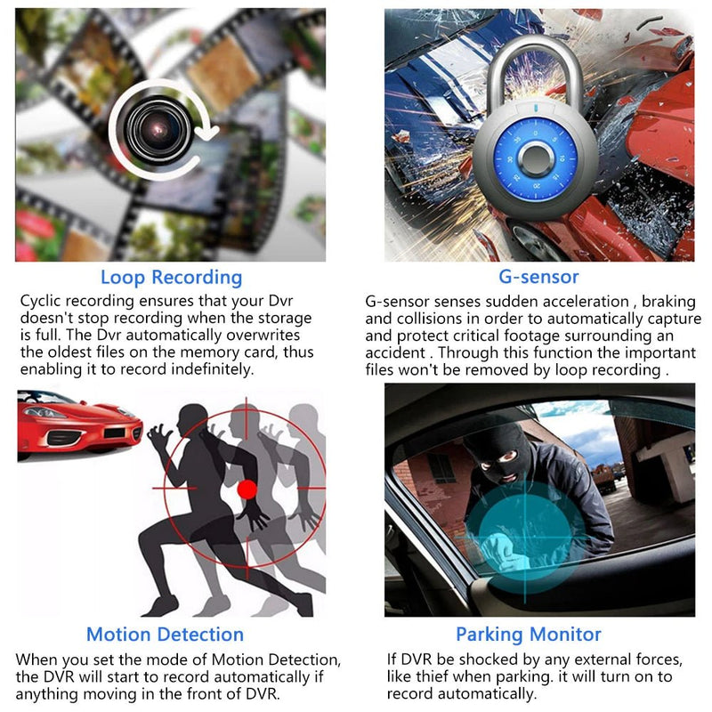 Car DVR 3 Car Dash Cam - Supersell