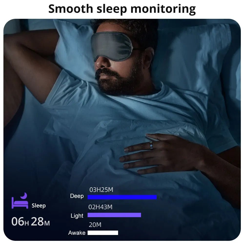 COLMI R06 Smart Ring Men Women Heart Rate and Blood Oxygen Monitor - Supersell