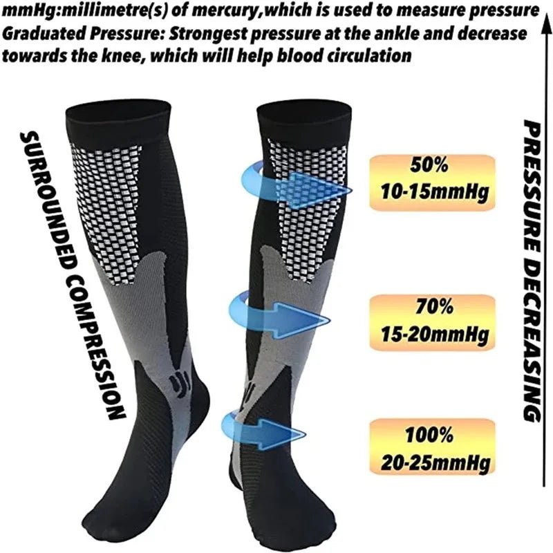 Compression Socks – Varicose Veins Support for Sport & Nursing - Supersell