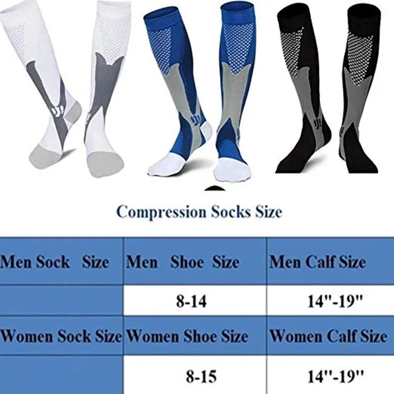 Compression Socks – Varicose Veins Support for Sport & Nursing - Supersell