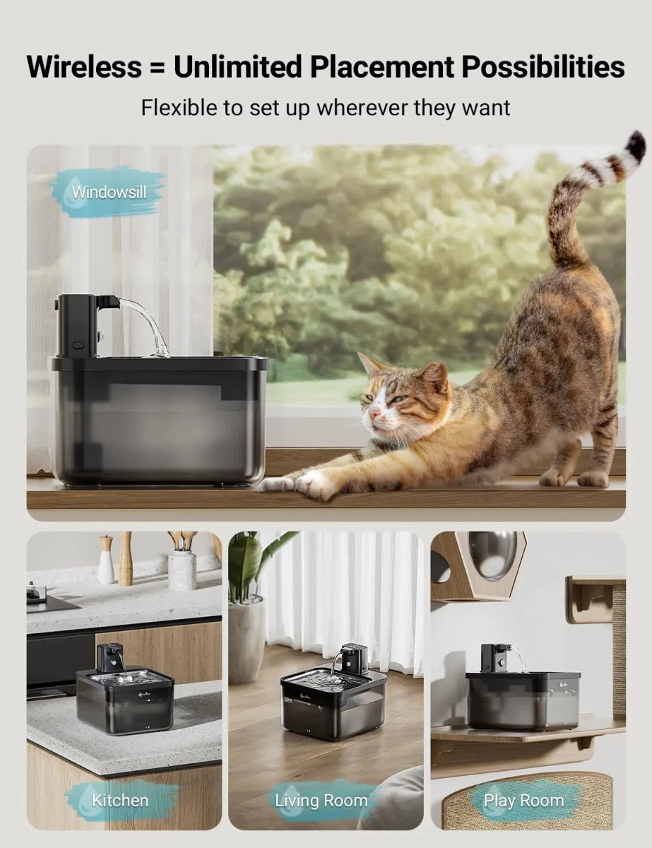 DownyPaws 2.5L Automatic Cat Water Fountain - Supersell
