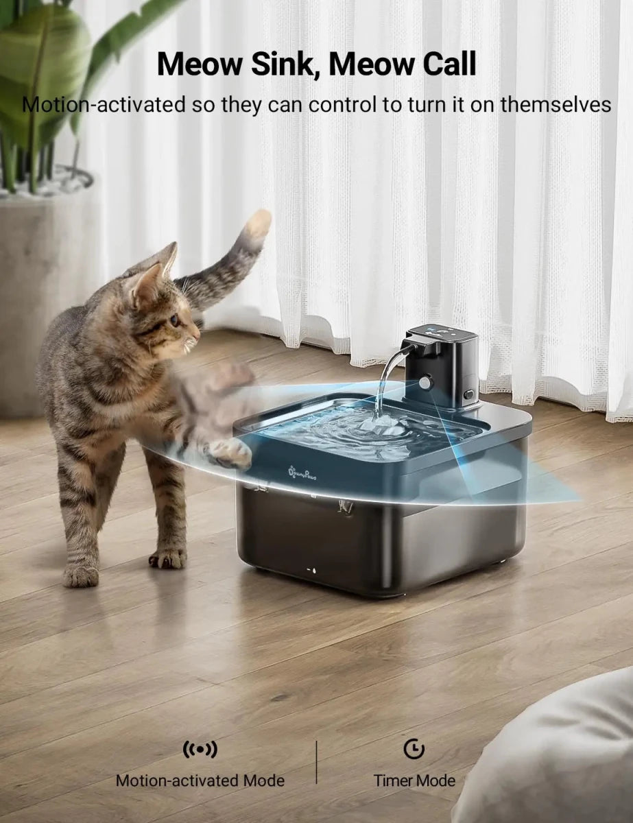 DownyPaws 2.5L Automatic Cat Water Fountain - Supersell
